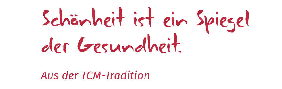 Schönheit ist ein Spiegel der Gesundheit.